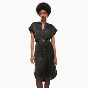Aritzia Babaton Deligate Silk Dress | Black | Size S | BNWT